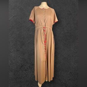 Vintage Vanity Fair Nylon Lounge Dress – Size L